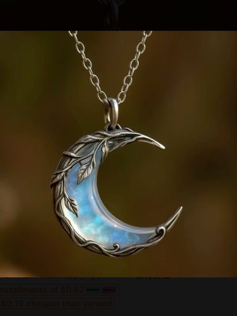 ⭐️ Moon Crescent Pendant Necklace